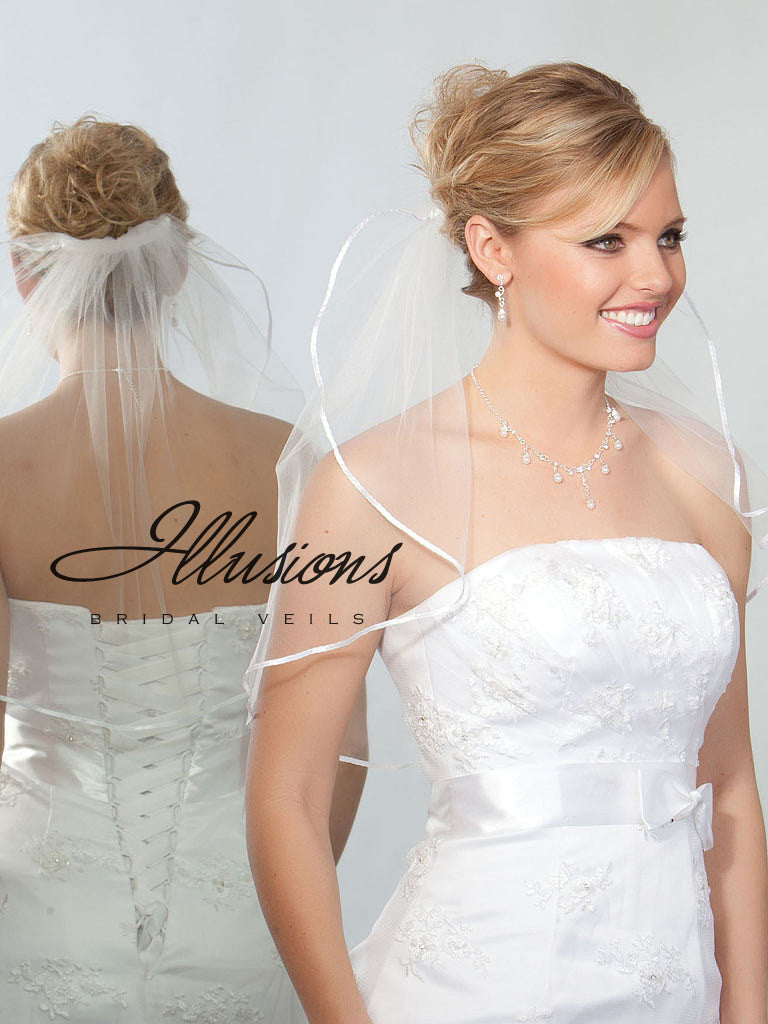 Illusion Bridal Shoulder Length 7-201-1R