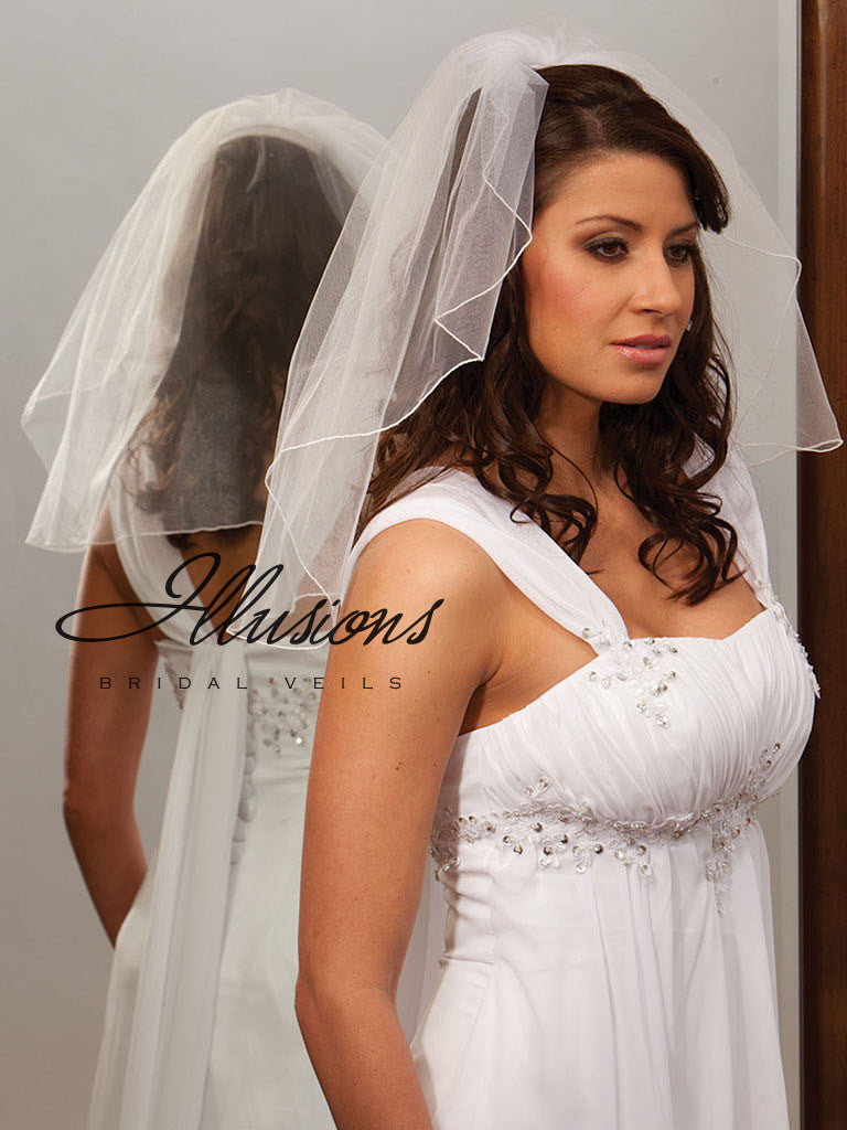 Illusion Bridal Shoulder Length 7-201-C